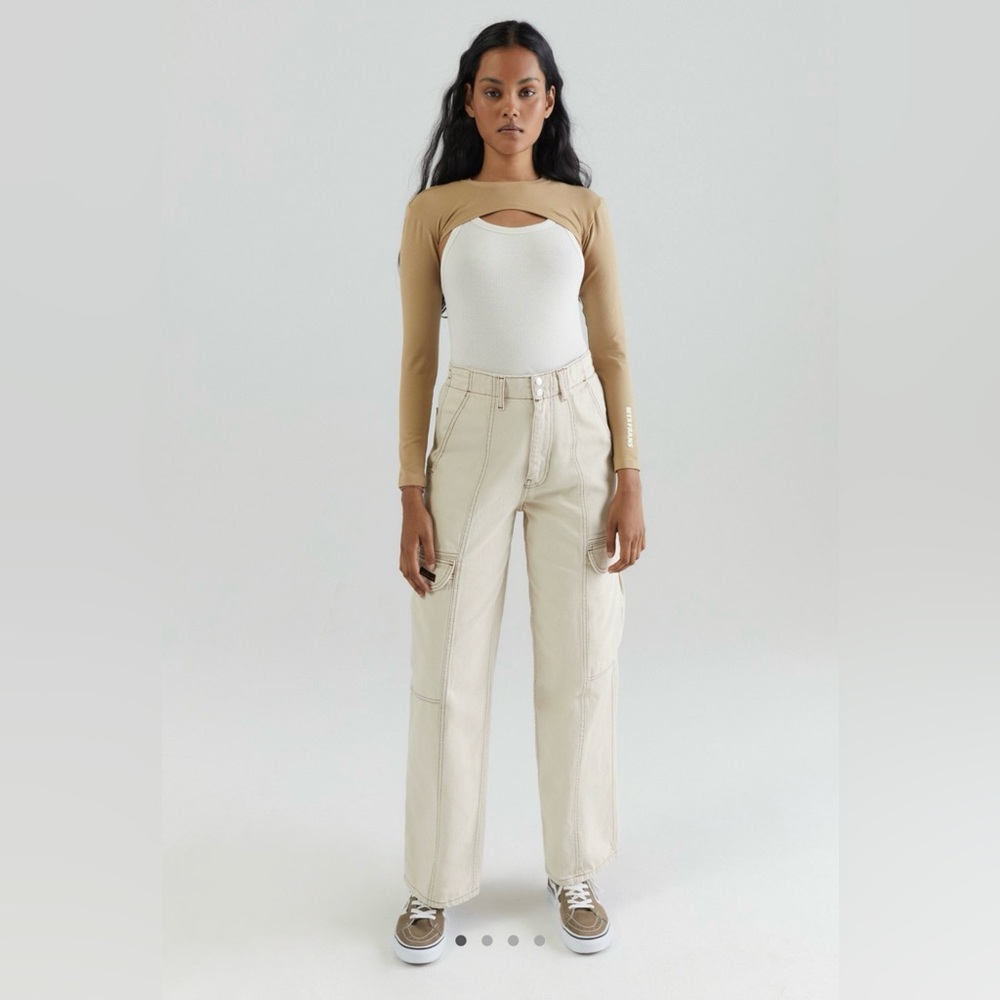 BDG RU Slouchy Skate Jean Ivory